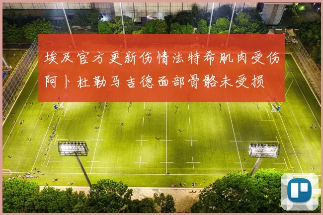 埃及官方更新伤情法特希肌肉受伤阿卜杜勒马吉德面部骨骼未受损